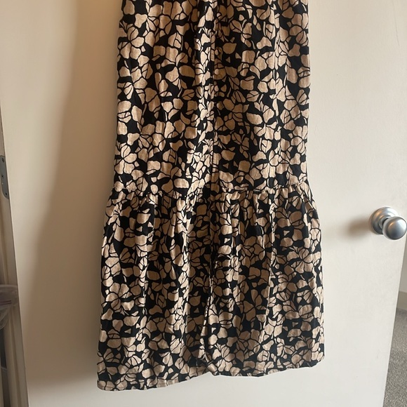 NWT Abercrombie Linen-Blend Button-Through Maxi Dress XS - Picture 3 of 6